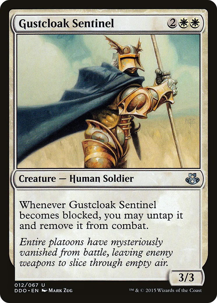 Gustcloak Sentinel — Duel Decks: Elspeth vs. Kiora — Magic: The Gathering