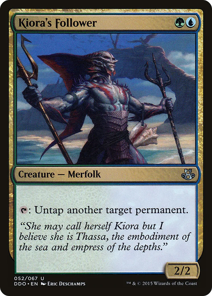 Kiora's Follower — Duel Decks: Elspeth vs. Kiora — Magic: The Gathering