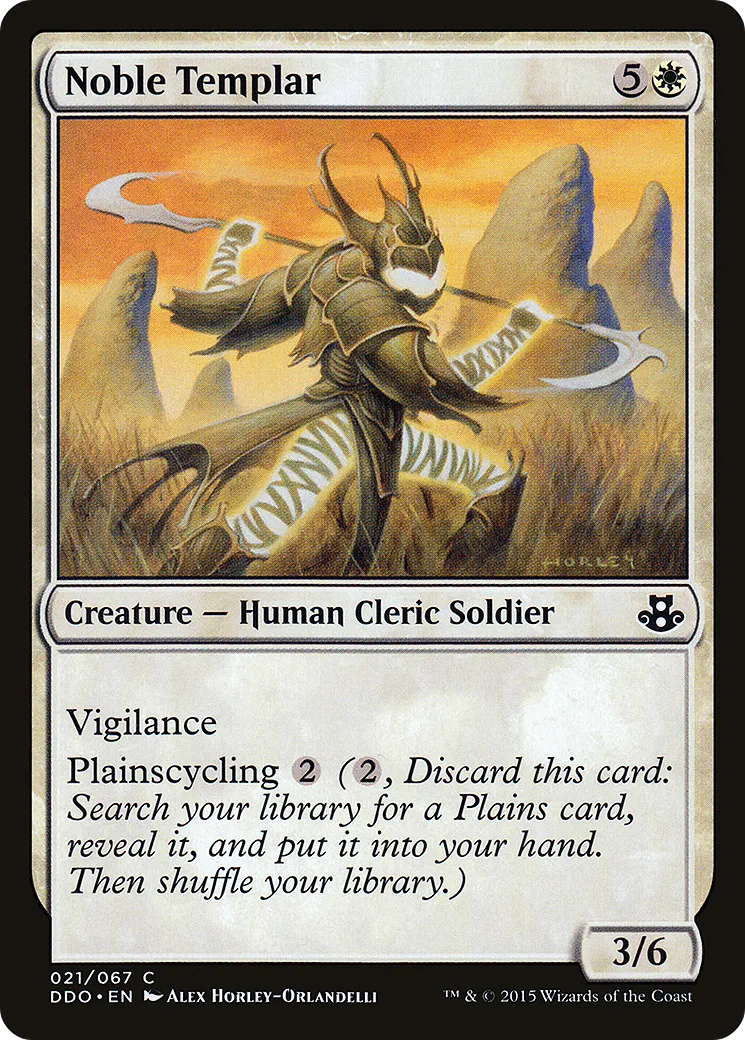 Noble templier from Duel Decks: Elspeth vs. Kiora - Magic: The Gathering
