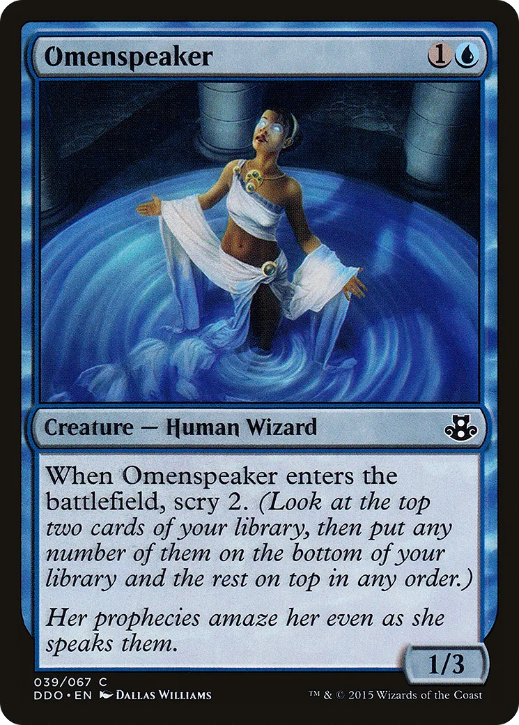 Omenspeaker from Duel Decks: Elspeth vs. Kiora - Magic: The Gathering