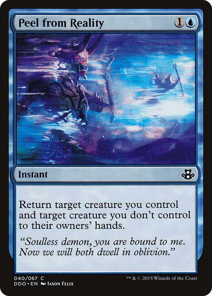Peel from Reality — Duel Decks: Elspeth vs. Kiora — Magic: The Gathering