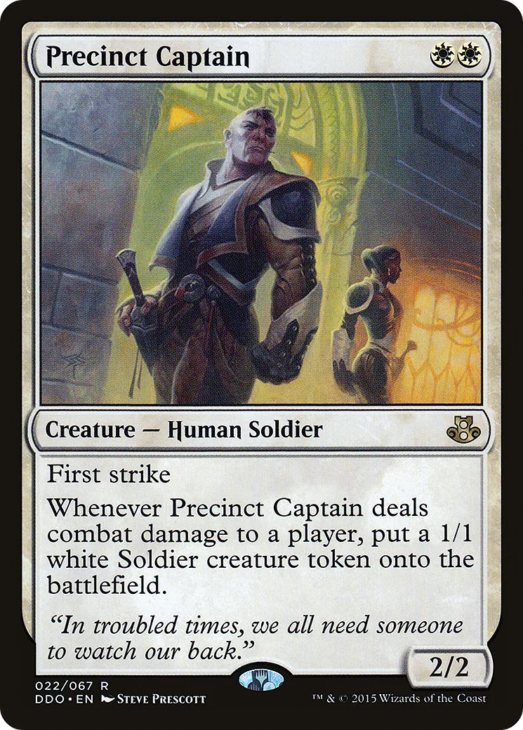 Precinct Captain from Duel Decks: Elspeth vs. Kiora - Magic: The Gathering