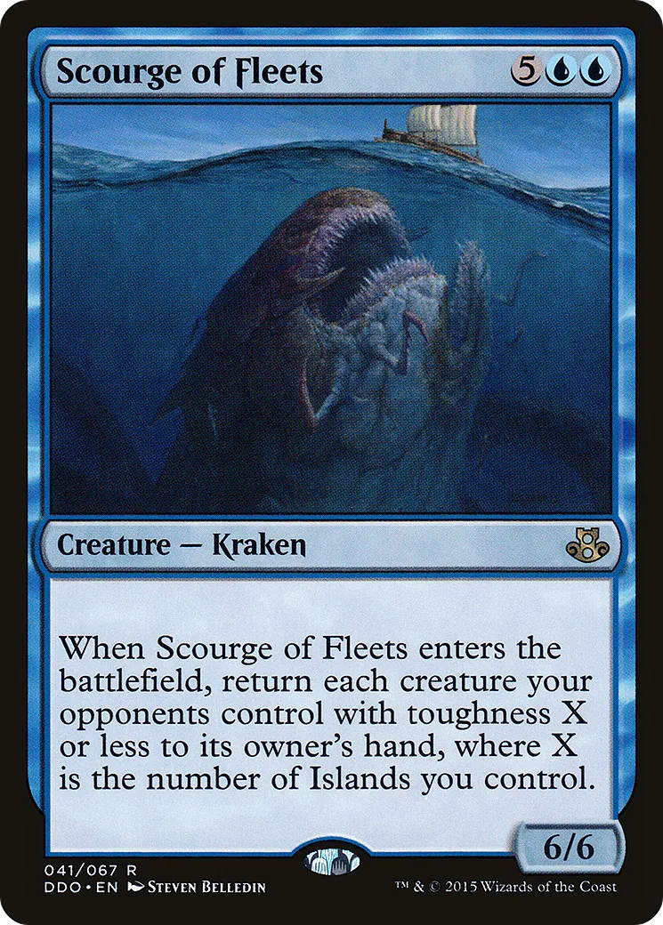 Scourge of Fleets — Duel Decks: Elspeth vs. Kiora — Magic: The Gathering