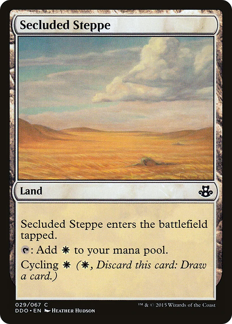 Steppes retirées — Duel Decks: Elspeth vs. Kiora — Magic: The Gathering