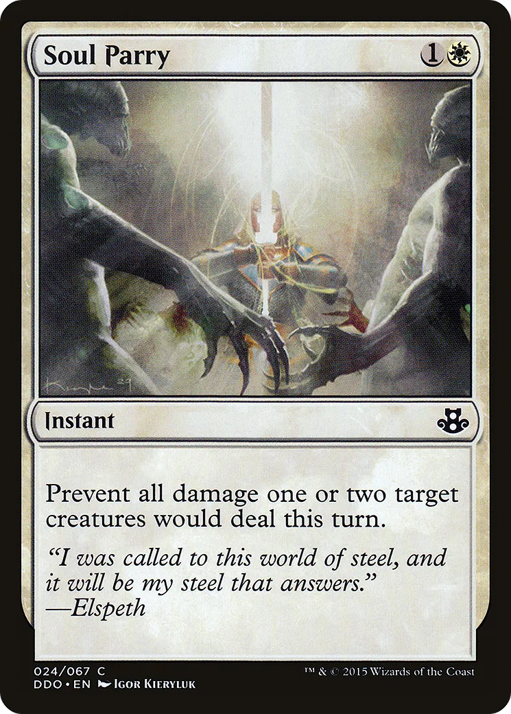 Soul Parry — Duel Decks: Elspeth vs. Kiora — Magic: The Gathering
