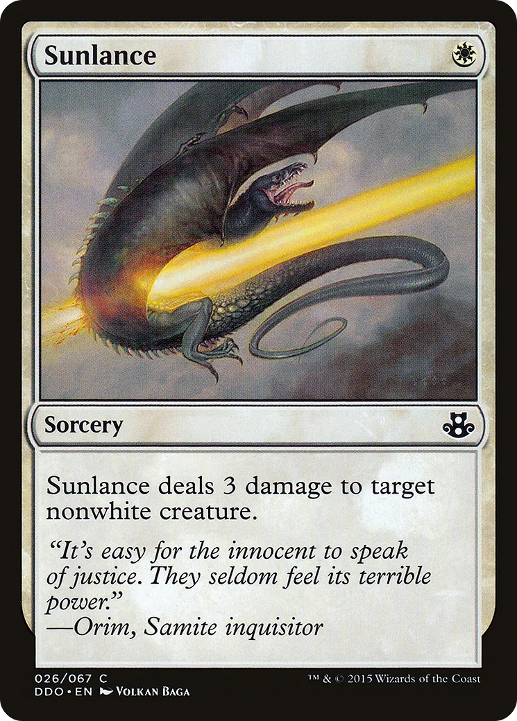 Sunlance — Duel Decks: Elspeth vs. Kiora — Magic: The Gathering