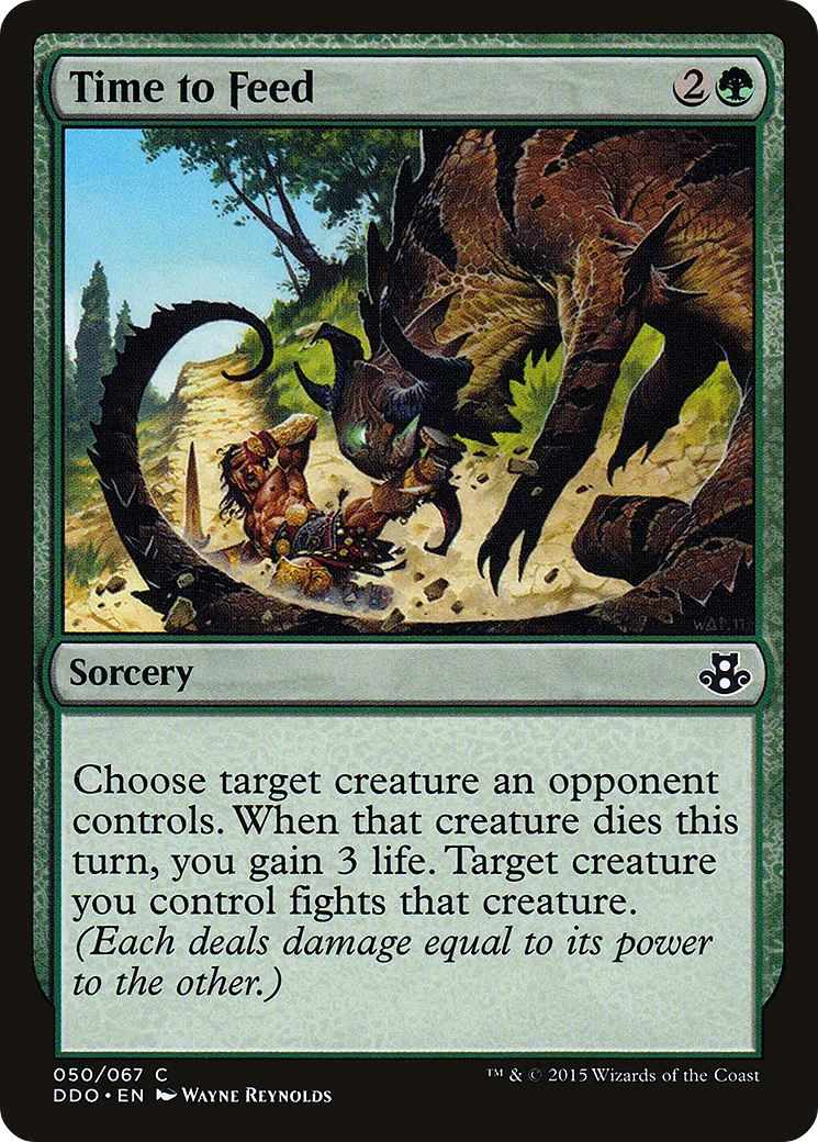 Time to Feed — Duel Decks: Elspeth vs. Kiora — Magic: The Gathering
