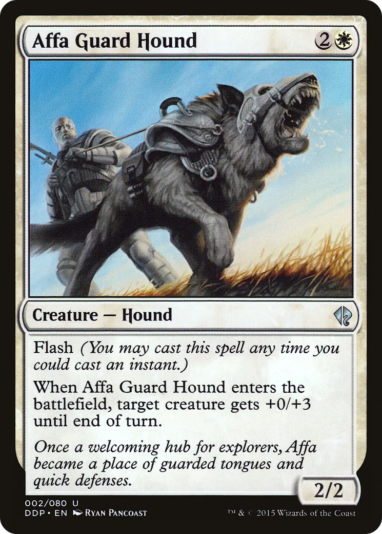 Affa Guard Hound — Duel Decks: Zendikar vs. Eldrazi — Magic: The Gathering