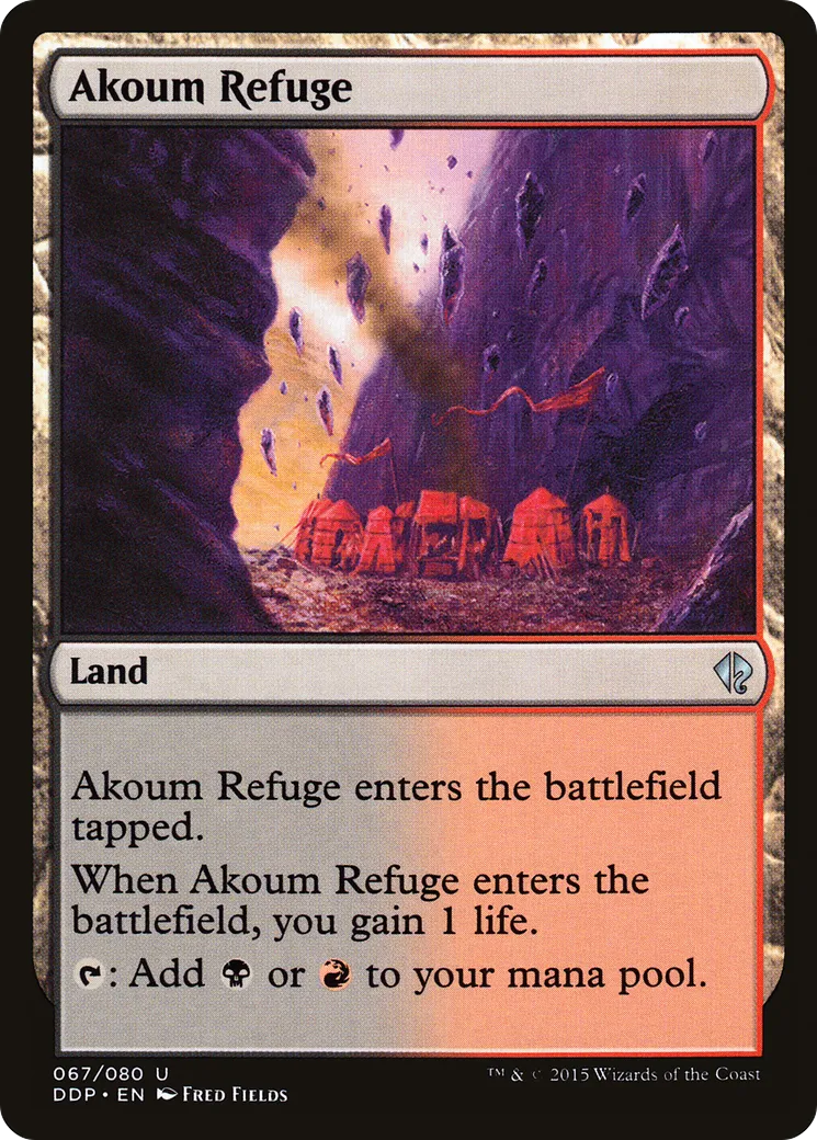 Refuge d'Akoum — Duel Decks: Zendikar vs. Eldrazi — Magic: The Gathering