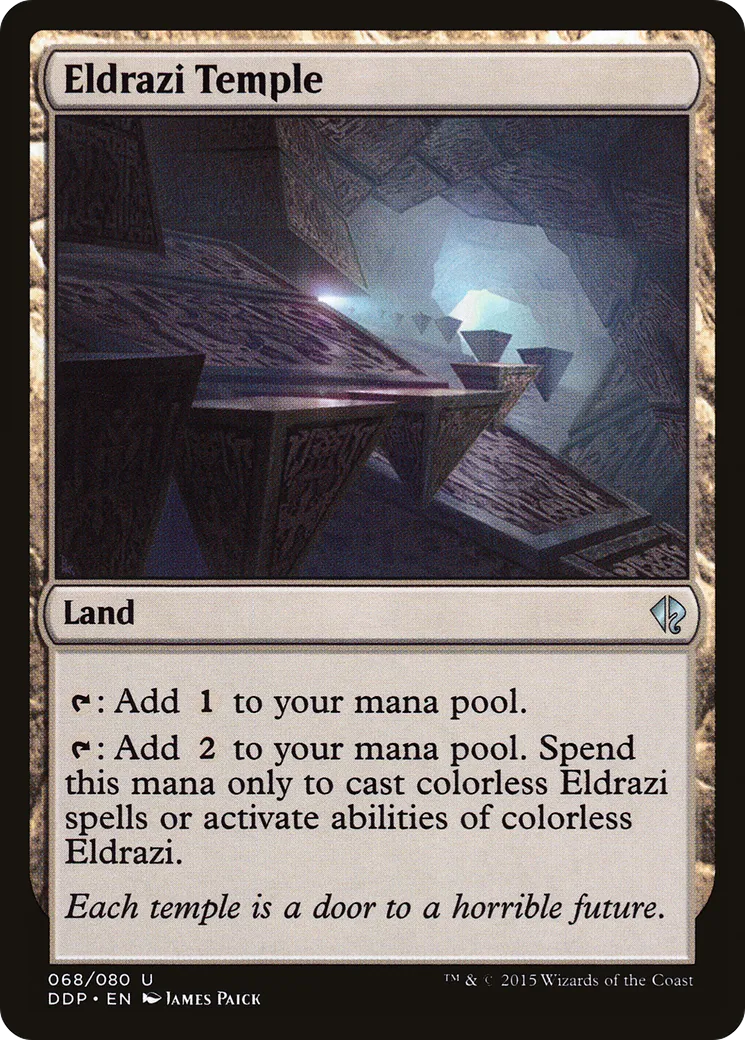 Temple eldrazi — Duel Decks: Zendikar vs. Eldrazi — Magic: The Gathering