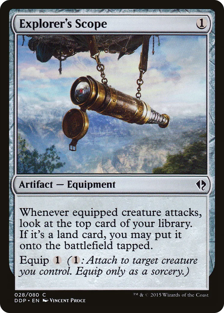 Longue-vue de l'explorateur — Duel Decks: Zendikar vs. Eldrazi — Magic: The Gathering