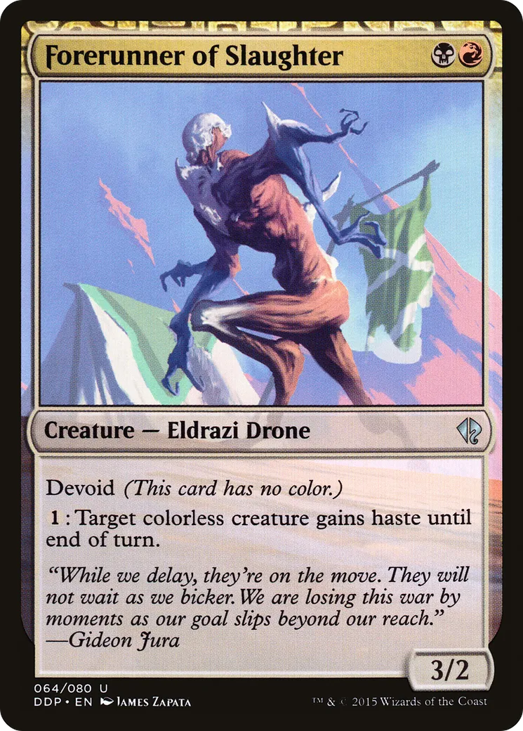 Précurseur du massacre — Duel Decks: Zendikar vs. Eldrazi — Magic: The Gathering