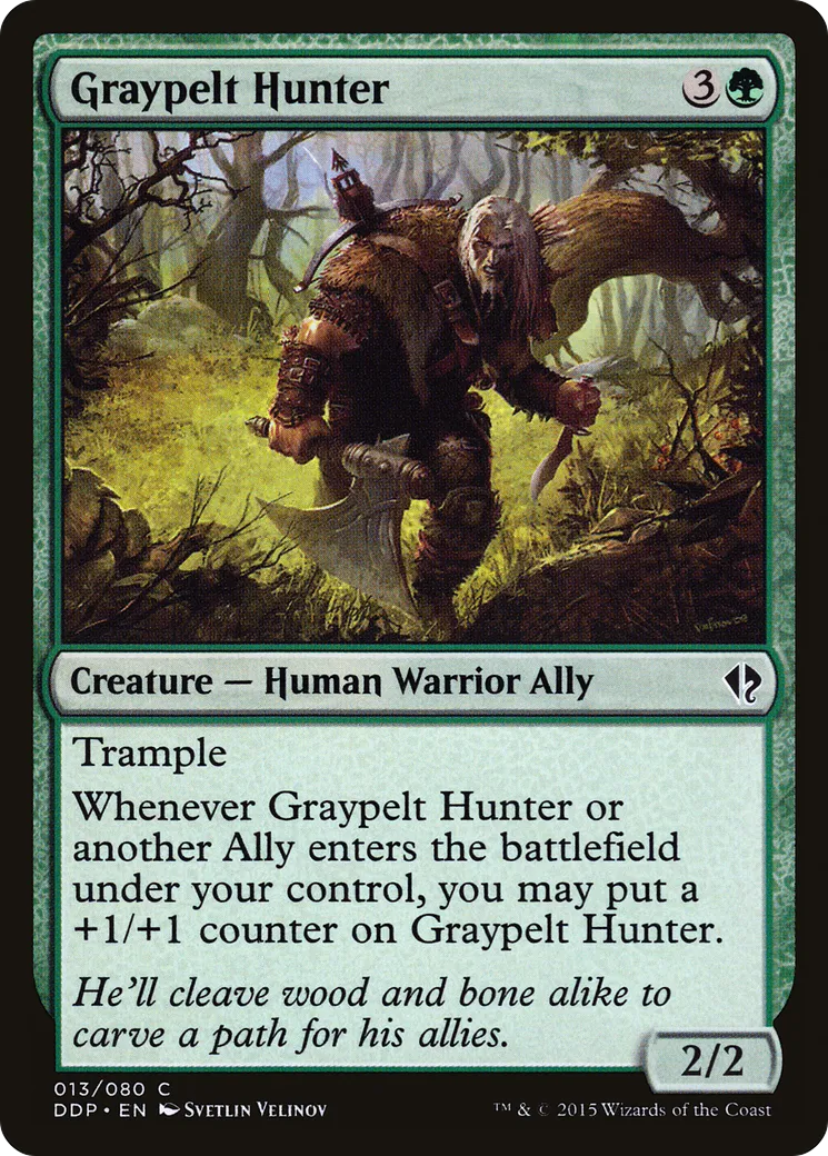 Graypelt Hunter — Duel Decks: Zendikar vs. Eldrazi — Magic: The Gathering