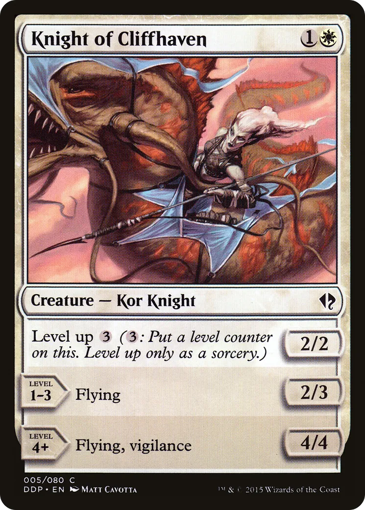 Knight of Cliffhaven — Duel Decks: Zendikar vs. Eldrazi — Magic: The Gathering