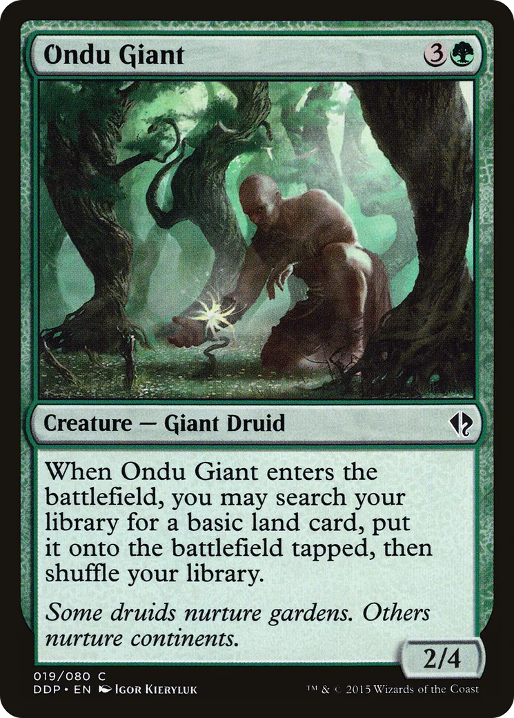 Ondu Giant — Duel Decks: Zendikar vs. Eldrazi — Magic: The Gathering
