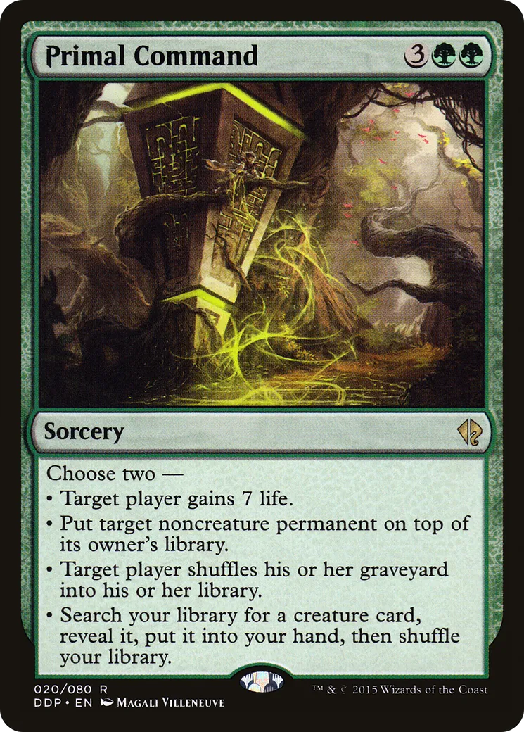 Primal Command — Duel Decks: Zendikar vs. Eldrazi — Magic: The Gathering