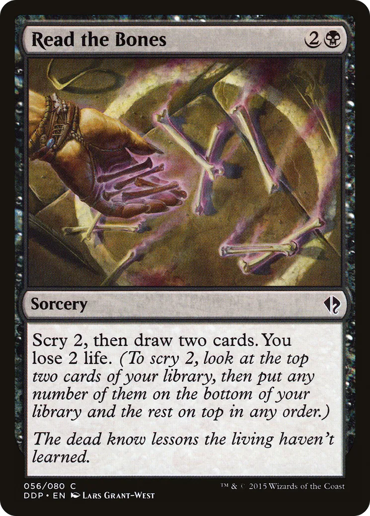Read the Bones — Duel Decks: Zendikar vs. Eldrazi — Magic: The Gathering
