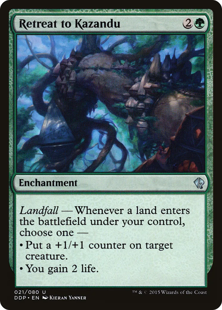 Retreat to Kazandu — Duel Decks: Zendikar vs. Eldrazi — Magic: The Gathering