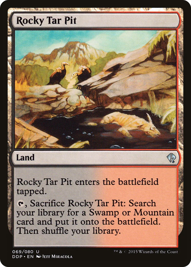 Fosse d'huile de roche — Duel Decks: Zendikar vs. Eldrazi — Magic: The Gathering