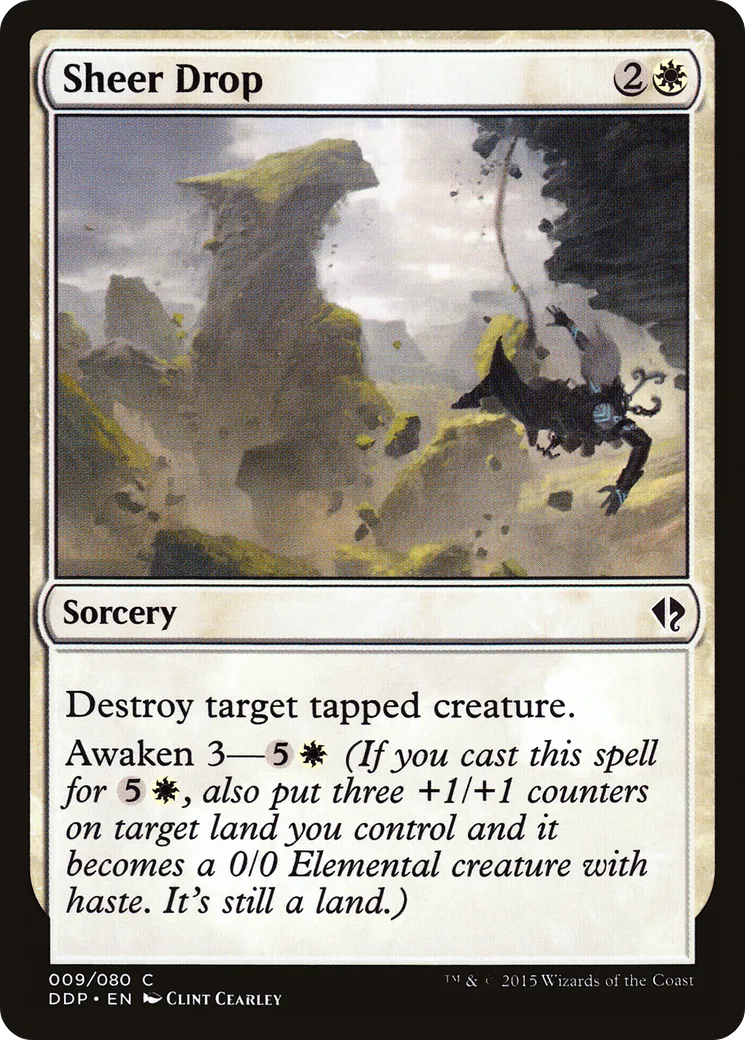 Sheer Drop — Duel Decks: Zendikar vs. Eldrazi — Magic: The Gathering