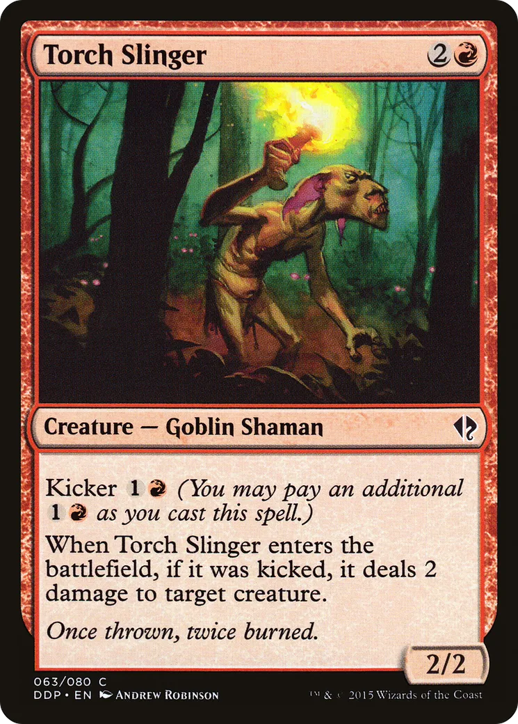Torch Slinger — Duel Decks: Zendikar vs. Eldrazi — Magic: The Gathering