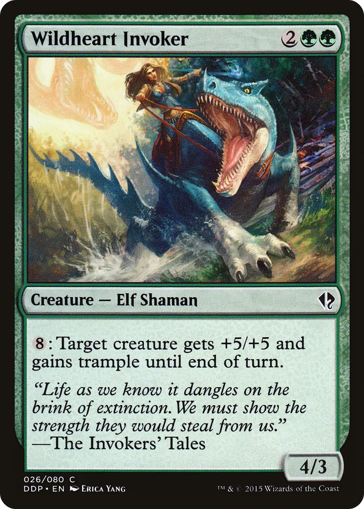 Invocatrice au cœur sauvage — Duel Decks: Zendikar vs. Eldrazi — Magic: The Gathering