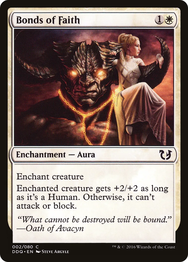 Liens de foi — Duel Decks: Blessed vs. Cursed — Magic: The Gathering