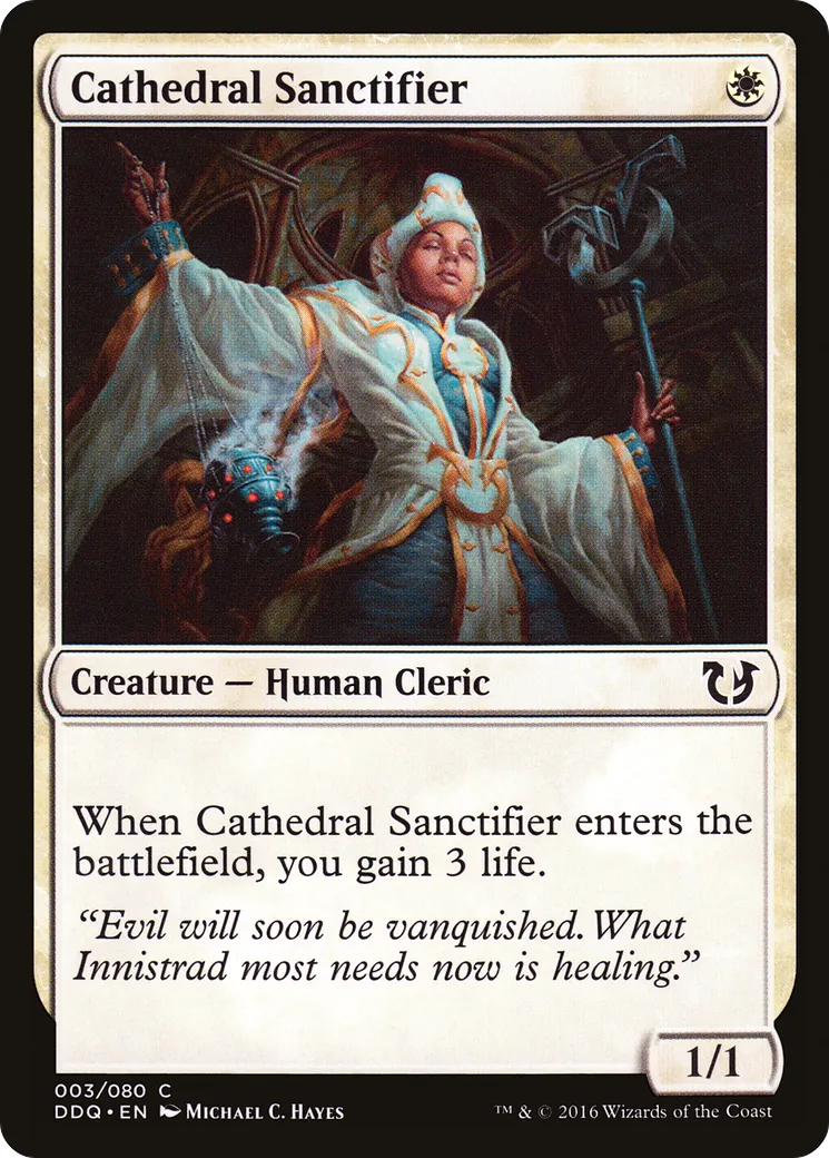 Sanctificatrice de la cathédrale — Duel Decks: Blessed vs. Cursed — Magic: The Gathering