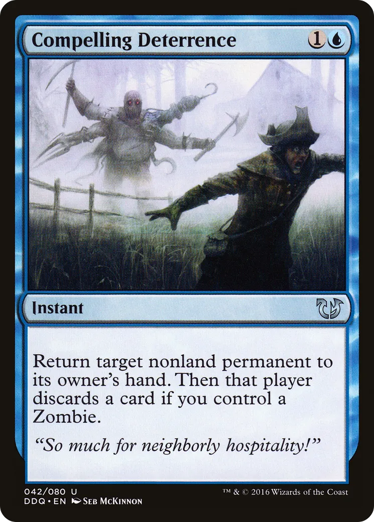 Compelling Deterrence — Duel Decks: Blessed vs. Cursed — Magic: The Gathering