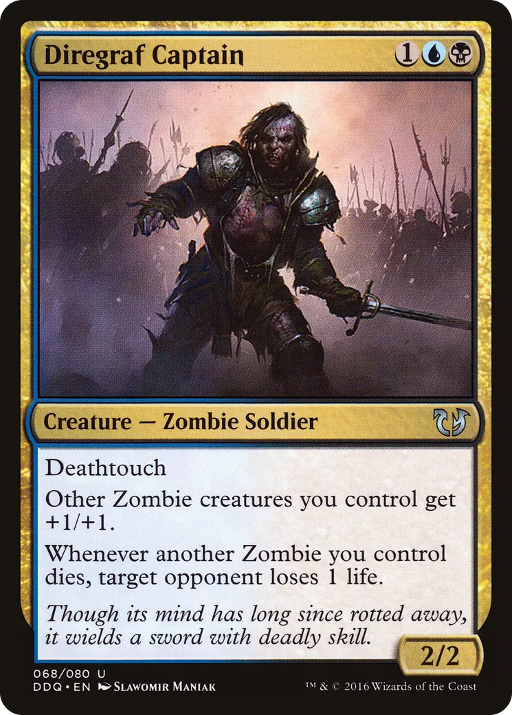 Diregraf Captain — Duel Decks: Blessed vs. Cursed — Magic: The Gathering