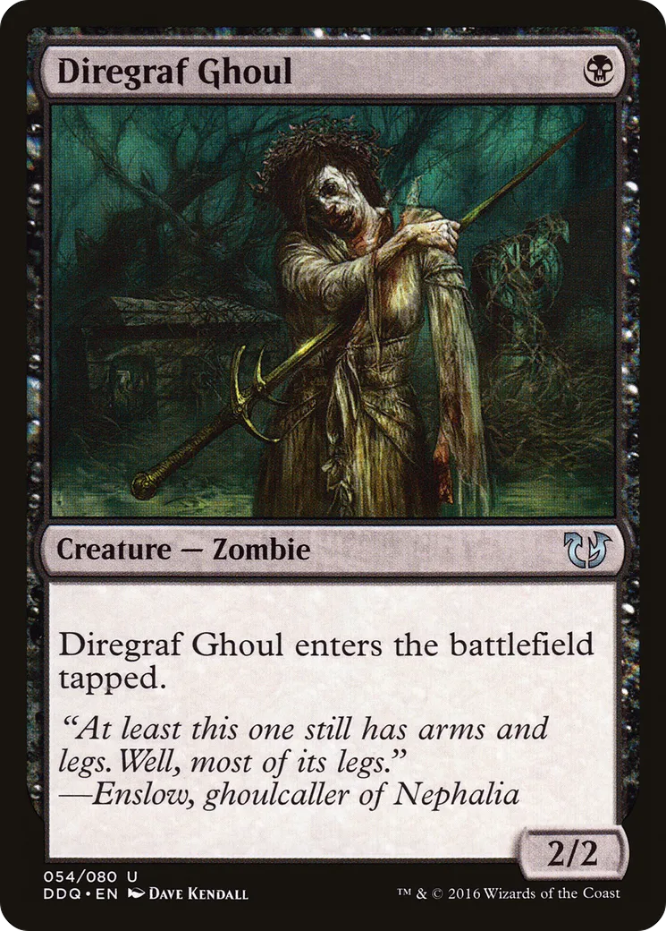 Diregraf Ghoul — Duel Decks: Blessed vs. Cursed — Magic: The Gathering