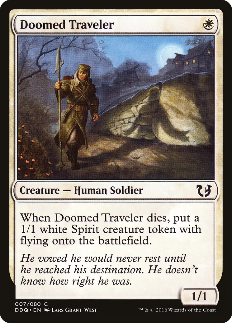 Voyageur damné — Duel Decks: Blessed vs. Cursed — Magic: The Gathering