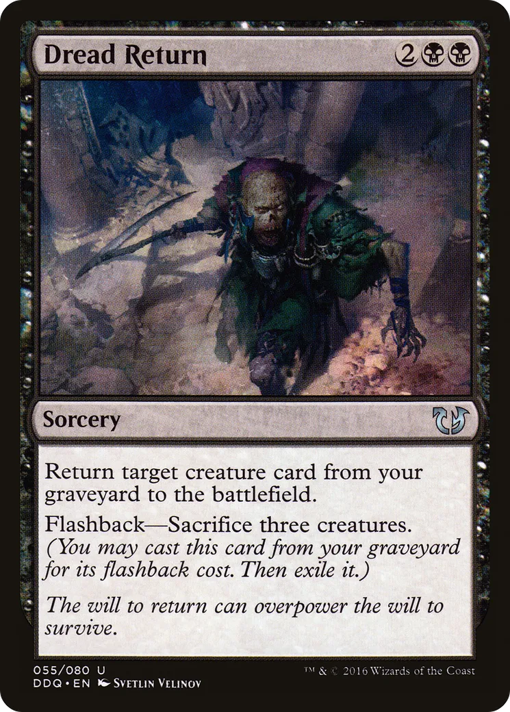 Dread Return — Duel Decks: Blessed vs. Cursed — Magic: The Gathering