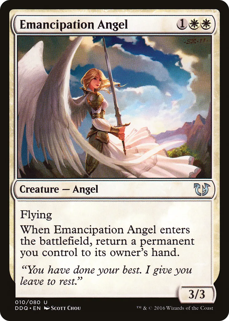 Ange de l'émancipation — Duel Decks: Blessed vs. Cursed — Magic: The Gathering