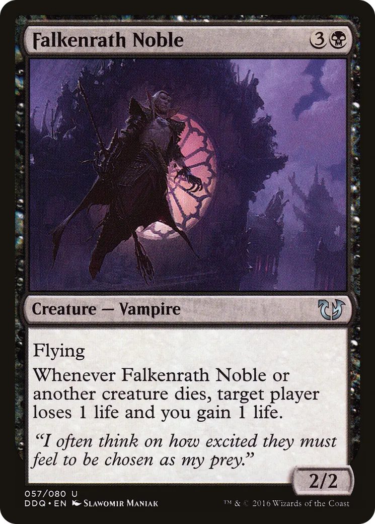 Falkenrath Noble — Duel Decks: Blessed vs. Cursed — Magic: The Gathering