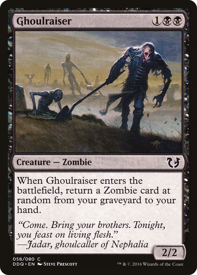 Ghoulraiser — Duel Decks: Blessed vs. Cursed — Magic: The Gathering