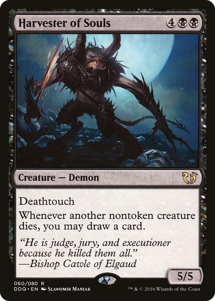 Harvester of Souls — Duel Decks: Blessed vs. Cursed — Magic: The Gathering