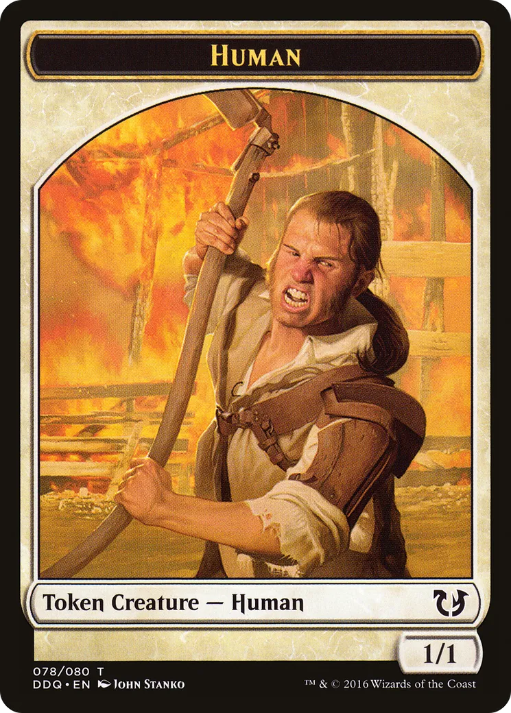 Human — Duel Decks: Blessed vs. Cursed — Magic: The Gathering