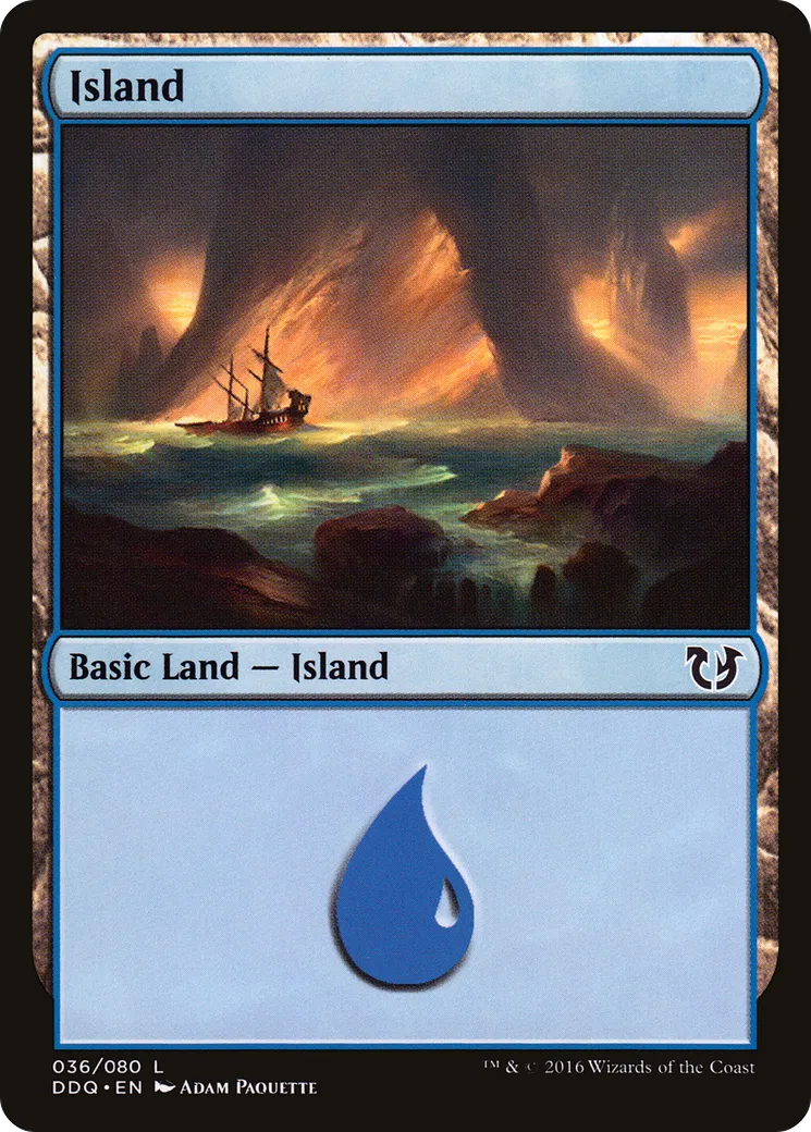 Island — Duel Decks: Blessed vs. Cursed — Magic: The Gathering