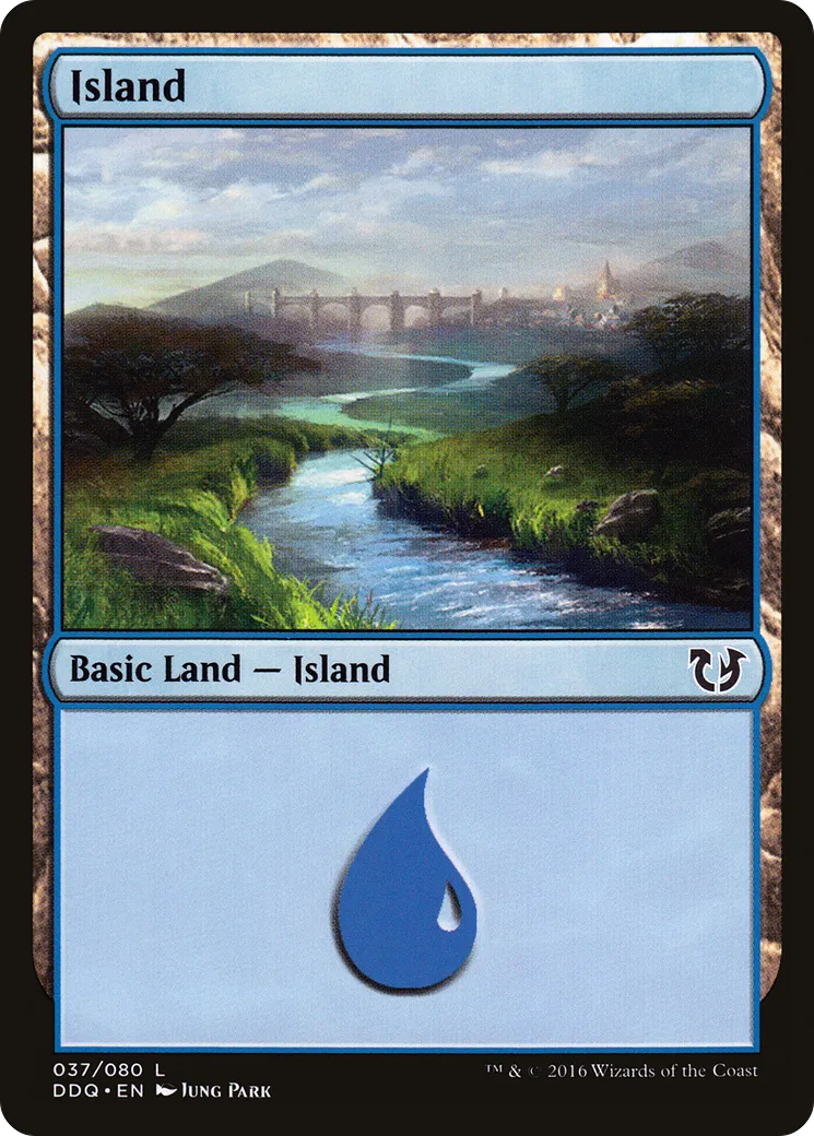 Island — Duel Decks: Blessed vs. Cursed — Magic: The Gathering