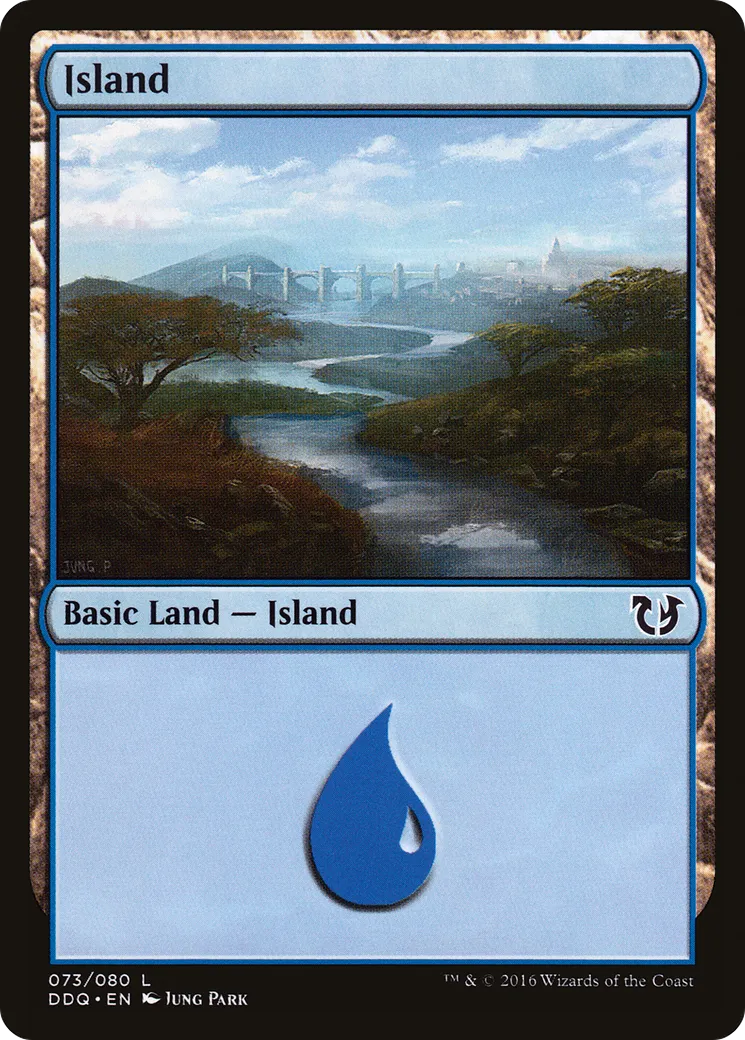 Island — Duel Decks: Blessed vs. Cursed — Magic: The Gathering