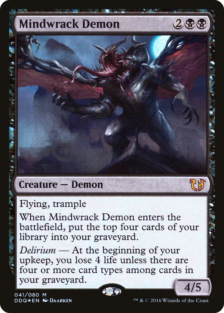 Mindwrack Demon — Duel Decks: Blessed vs. Cursed — Magic: The Gathering