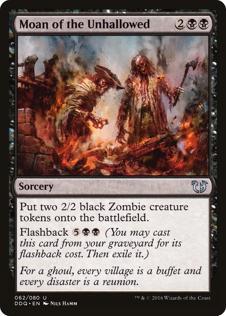 Moan of the Unhallowed — Duel Decks: Blessed vs. Cursed — Magic: The Gathering