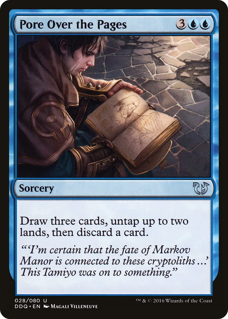 Pore Over the Pages — Duel Decks: Blessed vs. Cursed — Magic: The Gathering