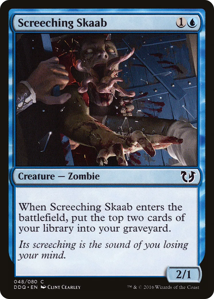 Screeching Skaab — Duel Decks: Blessed vs. Cursed — Magic: The Gathering