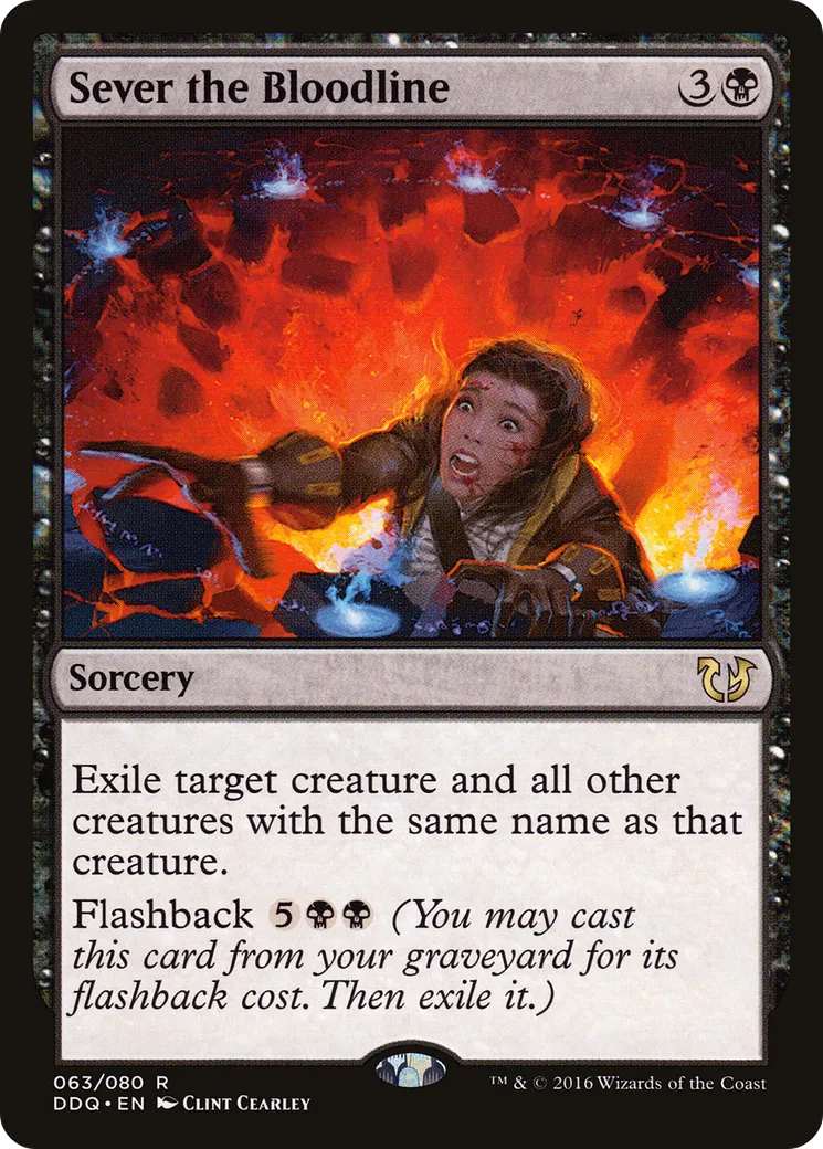 Sever the Bloodline — Duel Decks: Blessed vs. Cursed — Magic: The Gathering