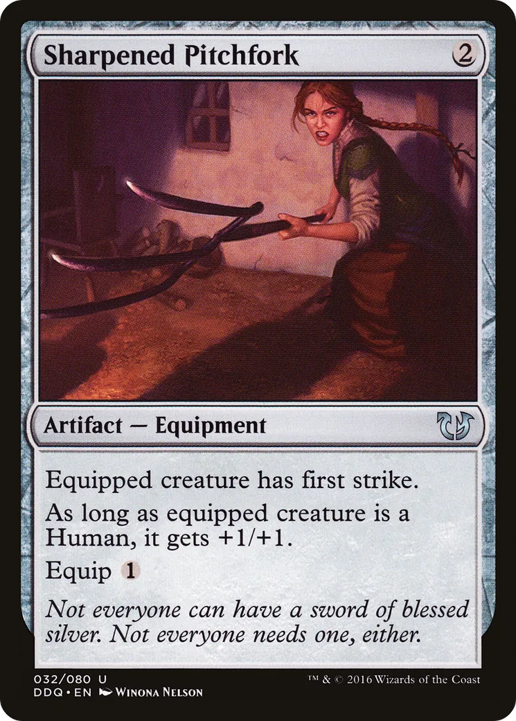 Fourche aiguisée from Duel Decks: Blessed vs. Cursed - Magic: The Gathering