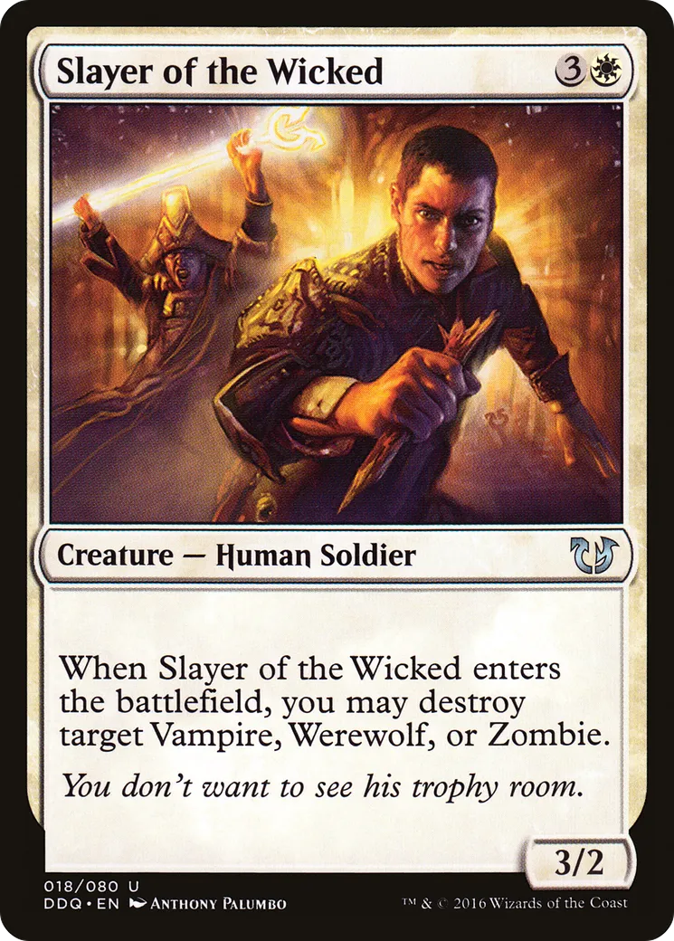 Tueur de malfaisants — Duel Decks: Blessed vs. Cursed — Magic: The Gathering