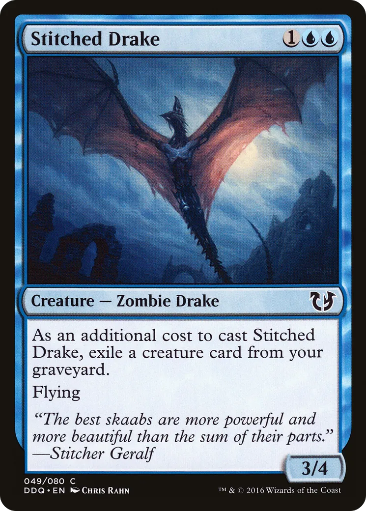 Stitched Drake — Duel Decks: Blessed vs. Cursed — Magic: The Gathering
