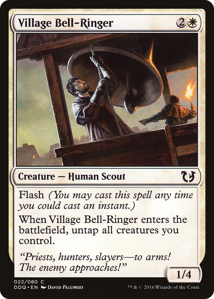 Sonneur de cloche du village — Duel Decks: Blessed vs. Cursed — Magic: The Gathering